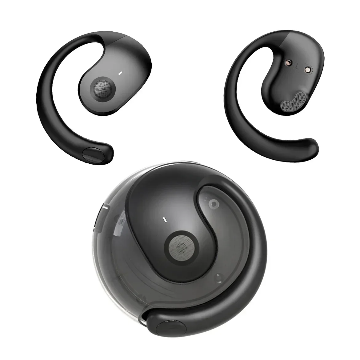 Earphones - Headset TWS Transparente Bluetooth Com Display