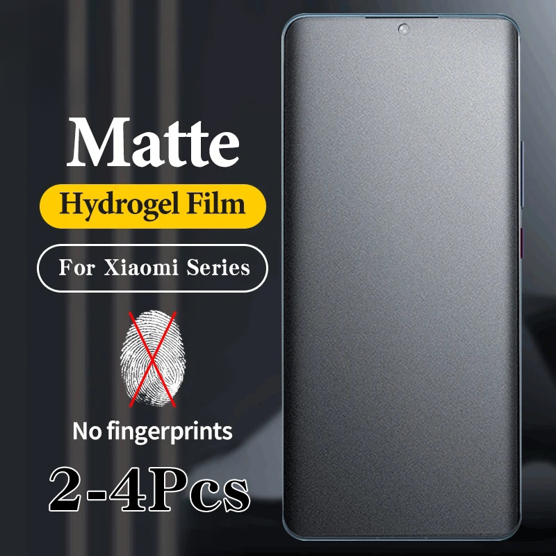 Matte Anti Glare Screen Protector - 2-4Pcs Matte Silicone Flexible Soft Hydrogel