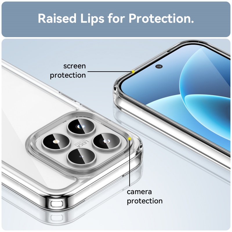 For Cover Xiaomi Mi 17 Pro Max - Clear Shockproof Bumper Case review and price