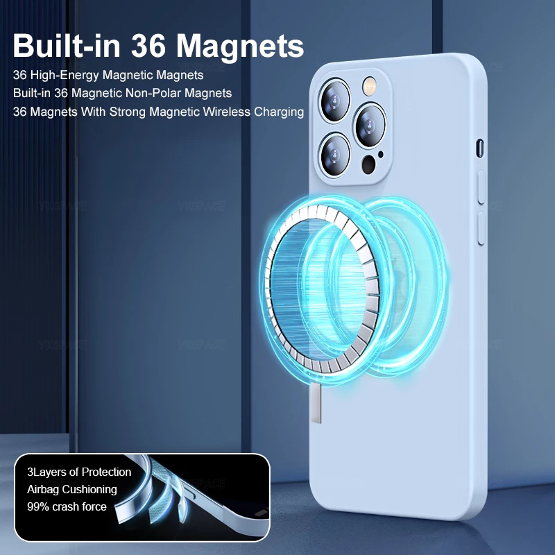 Magnetic Liquid Silicone Case  - Liquid Silicone Magnetic Phone Case review and price