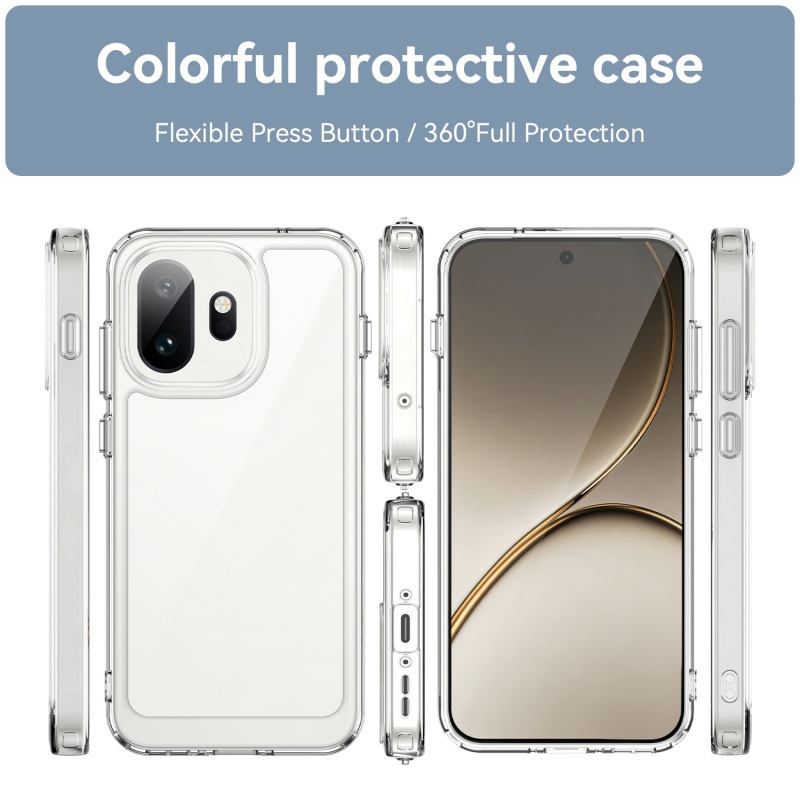For OnePlus 15T Case Cover One - Clear Shockproof Bumper Case review and price