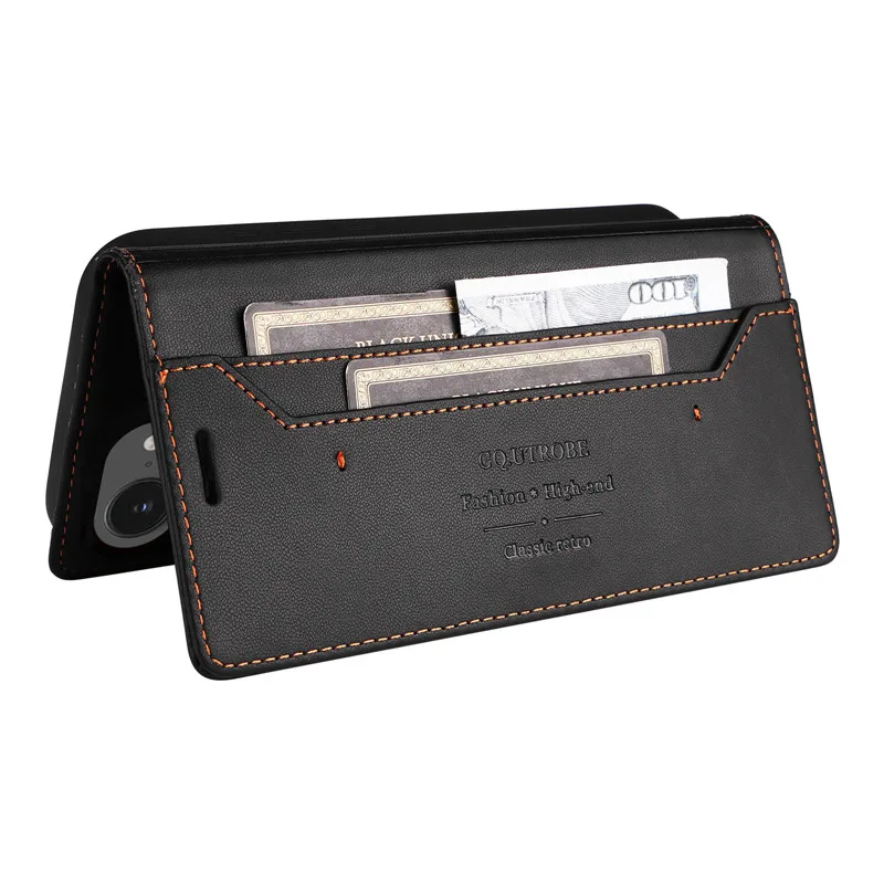 Magnetic Wallet Anti-theft Lea - Leather Wallet Card Holder Phone Cover review and price