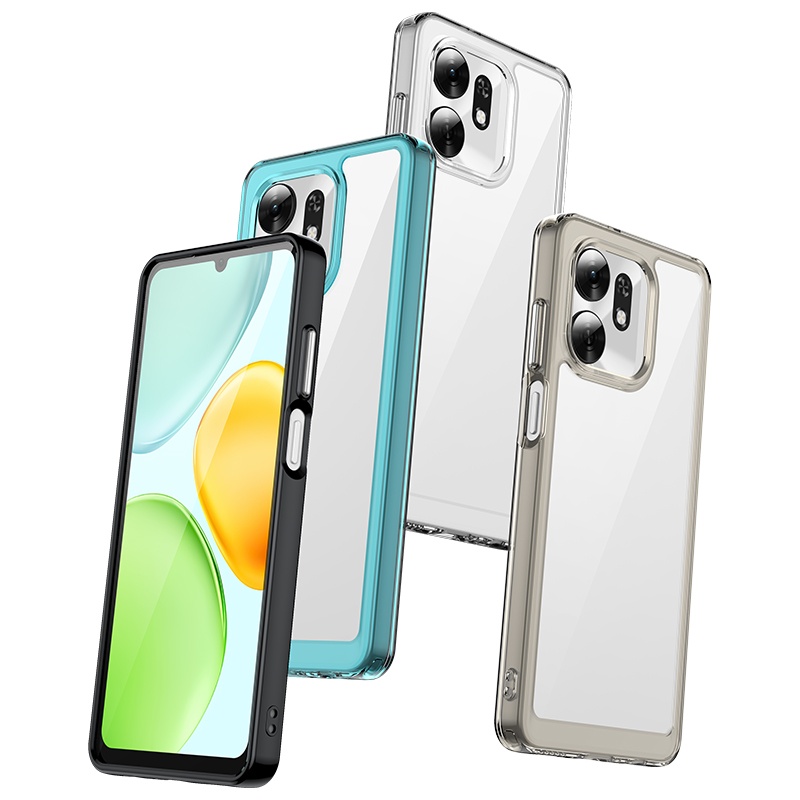 For Honor X6D Case Cover Huawe - Clear Shockproof Bumper Case review and price