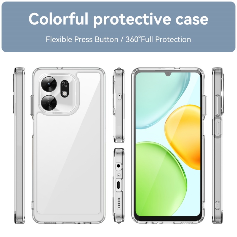 For Honor X6D Case Cover Huawe - Clear Shockproof Bumper Case review and price
