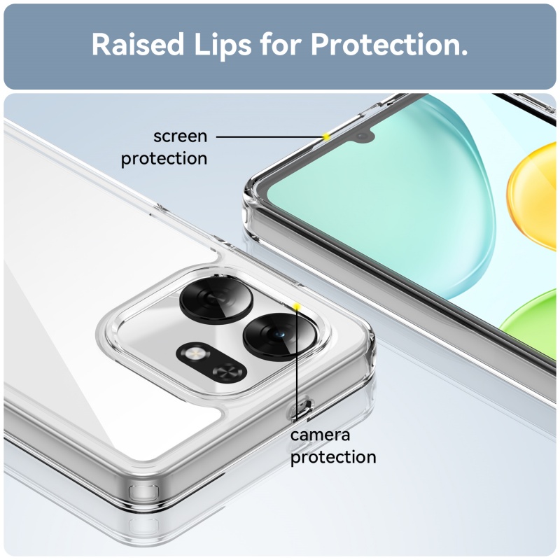 For Honor X6D Case Cover Huawe - Clear Shockproof Bumper Case review and price