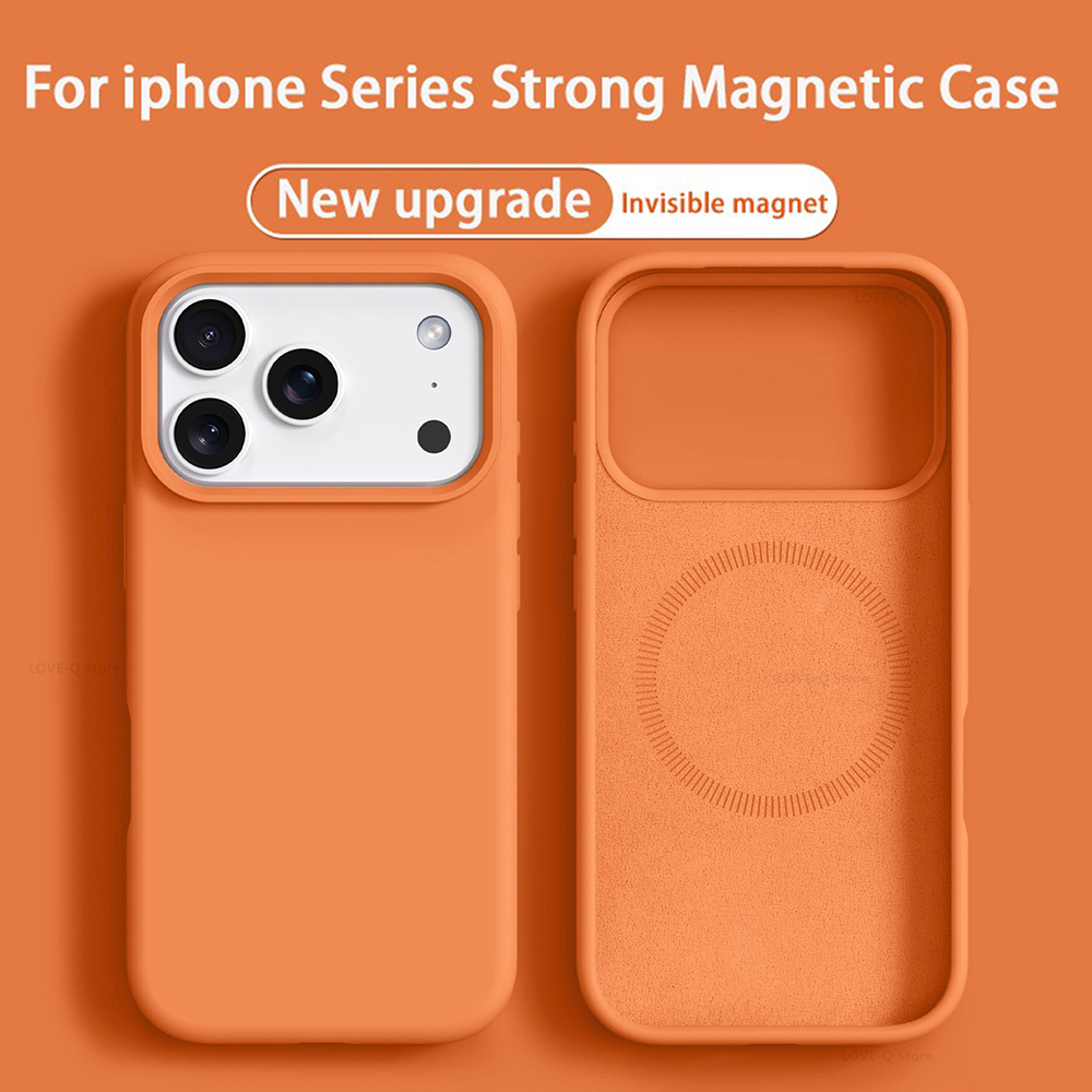 Original Magnetic For MagSafe  - Liquid Silicone Magnetic Phone Case review and price
