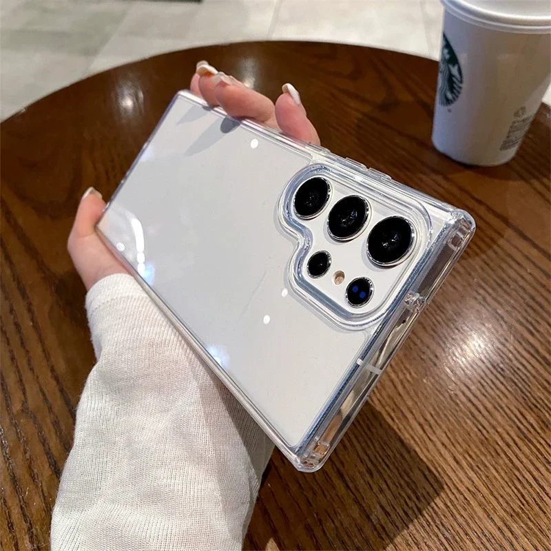 Luxury Transparent Hard Acryli - Clear Shockproof Bumper Case review and price