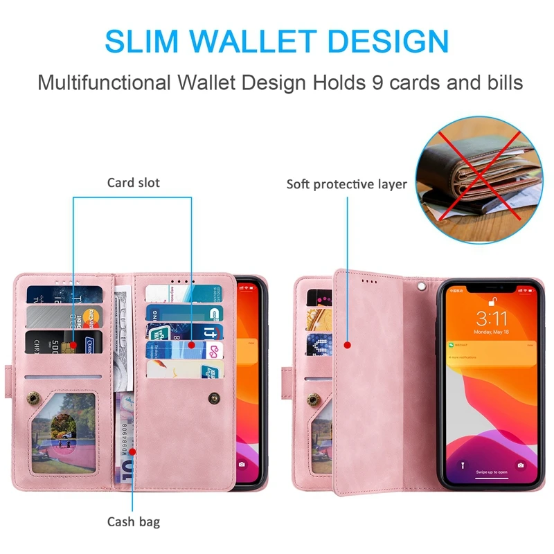 Luxury Glitter Powder Wallet C - Leather Wallet Card Holder Phone Cover review and price