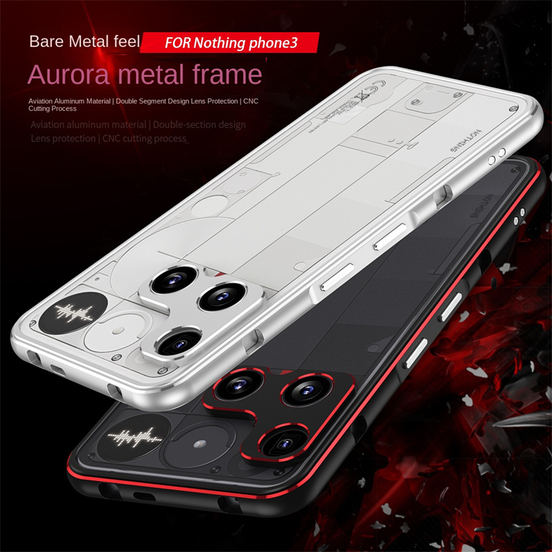 Nothing Phone 3 A024 Bumper Sh - Metal Bumper Aluminum Frame Case review and price
