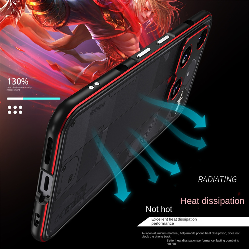 Nothing Phone 3 A024 Bumper Sh - Metal Bumper Aluminum Frame Case review and price