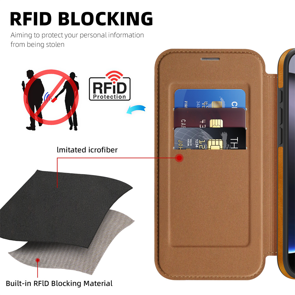 Magnetic Flip Leather Phone Ca - Leather Wallet Card Holder Phone Cover review and price